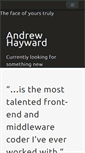 Mobile Screenshot of andrewhayward.net